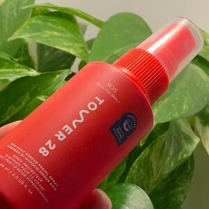 Tower 28 ShineOn Lip Jelly in Pistachio Shade and SOS Rescue Spray